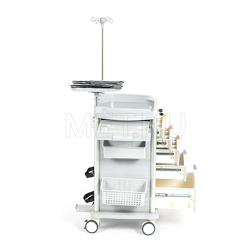 MET PSC-160 Тележка внутрибольничной скорой помощи с цветовой кодировкой MET